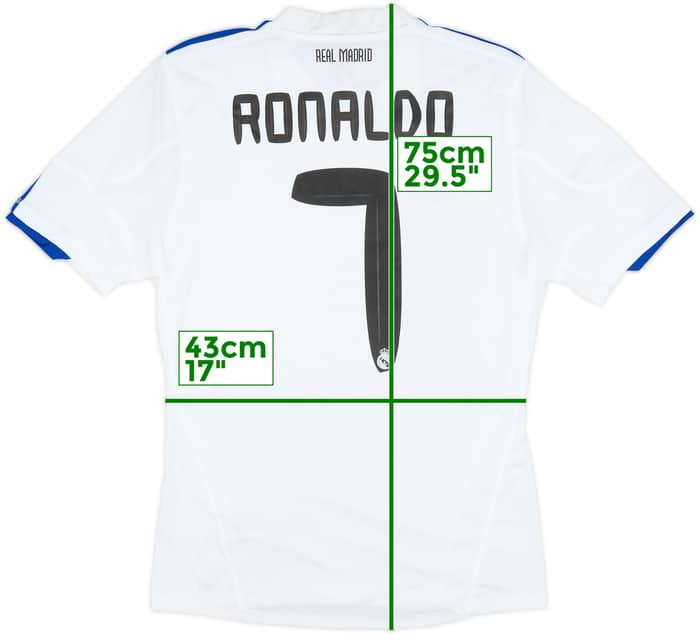 2010-11 Real Madrid Home Shirt Ronaldo #7 (S)