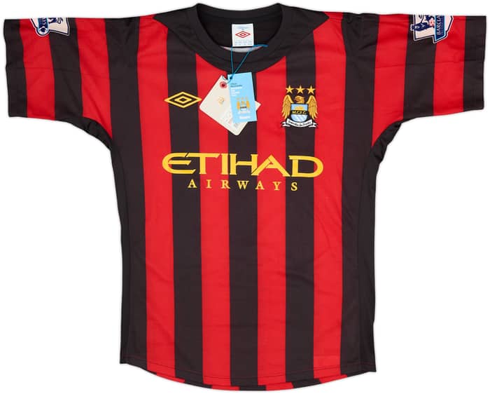 2011-12 Manchester City Away Shirt Kun Aguero #16 (S)