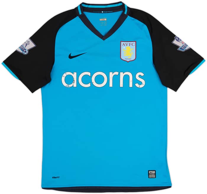 2008-09 Aston Villa Away Shirt Laursen #5 - 7/10 - (S)