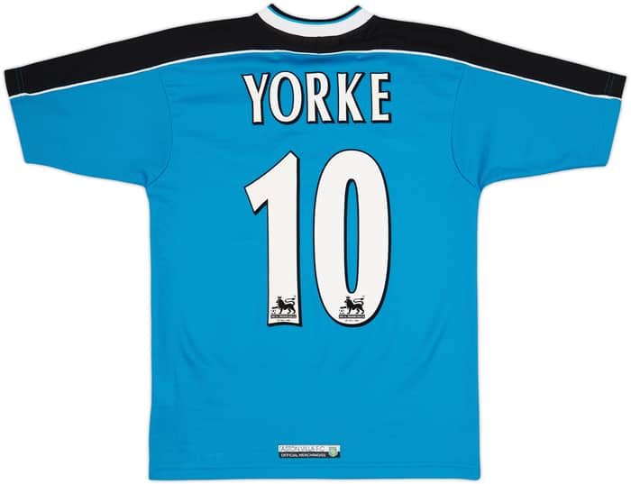 1998-99 Aston Villa Away Shirt Yorke #10 - 8/10 - (Y)