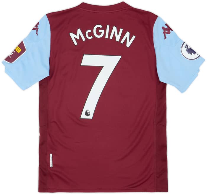 2019-20 Aston Villa Home Shirt McGinn #7 - 9/10 - (M)