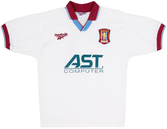 1996-98 Aston Villa Away Shirt Johnson #11 - 8/10 - (S)