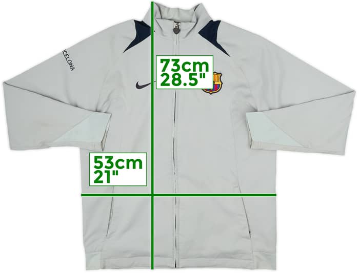 2005-06 Barcelona Nike Track Jacket - 8/10 - (XL.Boys)