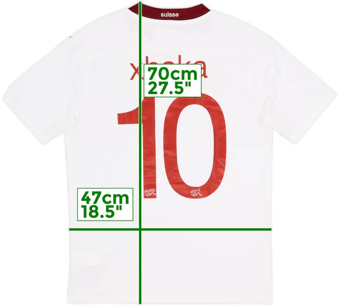 2020-21 Switzerland Away Shirt Xhaka #10 (S)