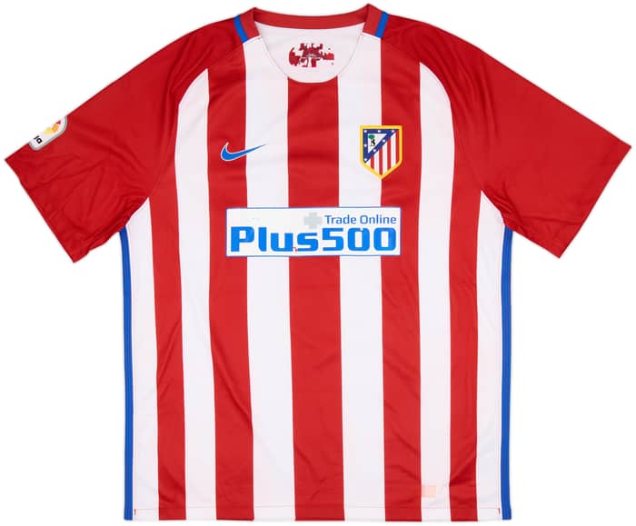 2016-17 Atletico Madrid Home Shirt Torres #9 - 6/10 - (XL)