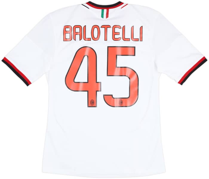 2013-14 AC Milan Away Shirt Balotelli #45 - 7/10 - (S)