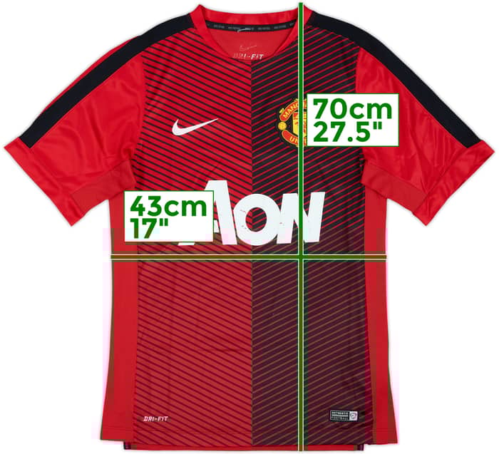 2014-15 Manchester United Nike Training Shirt - 5/10 - (S)