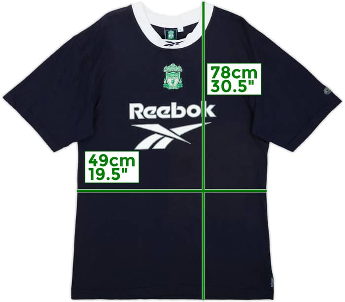 1999-00 Liverpool Reebok Cotton Tee - 8/10 - (XL)