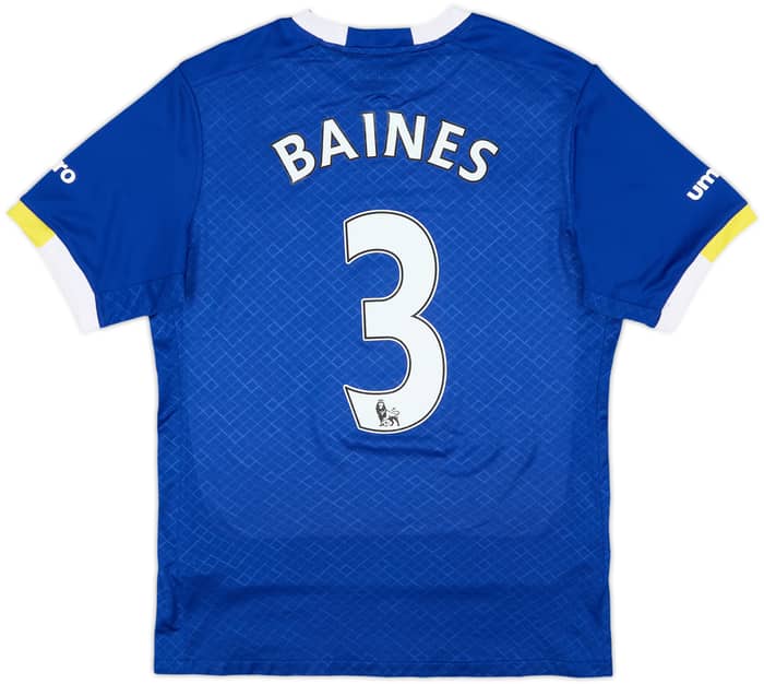 2016-17 Everton Home Shirt Baines #3 - 9/10 - (S)