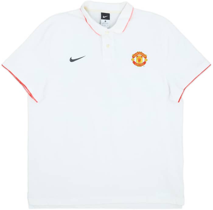 2010-11 Manchester United Nike Polo Shirt - 8/10 - (XL)