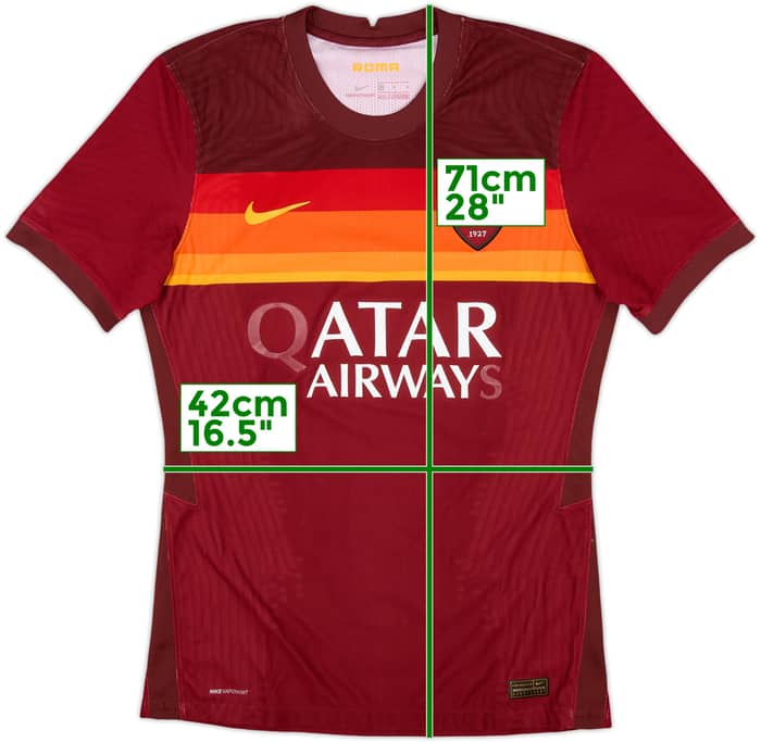 2020-21 Roma Authentic Home Shirt - 4/10 - (M)