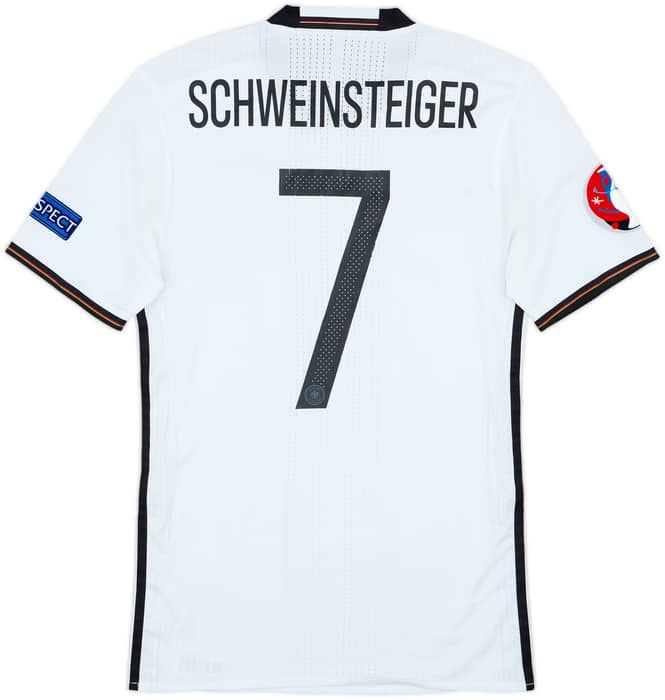 2015-16 Germany Authentic Home Shirt Schweinsteiger #7 - 8/10 - (S)