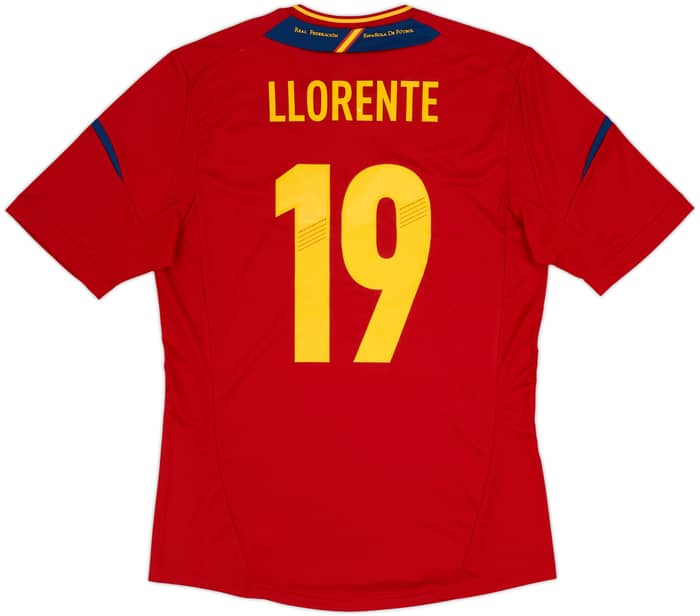 2011-12 Spain Home Shirt Llorente #19 (M)