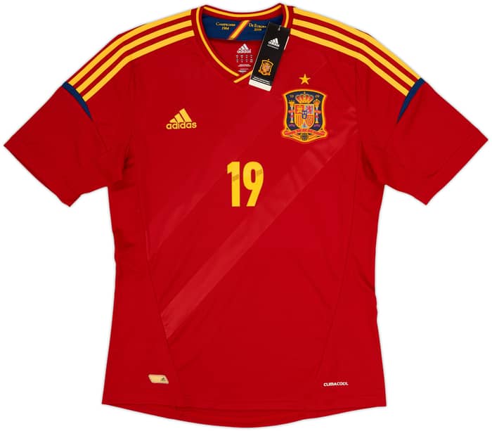 2011-12 Spain Home Shirt Llorente #19 (M)