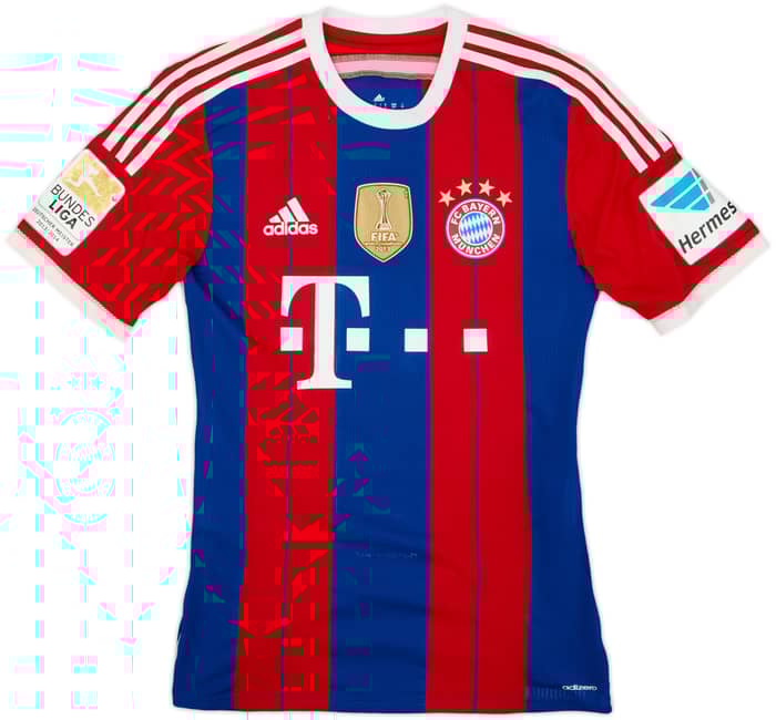 2014-15 Bayern Munich Authentic Home Shirt Ribery #7 - 6/10 - (S)