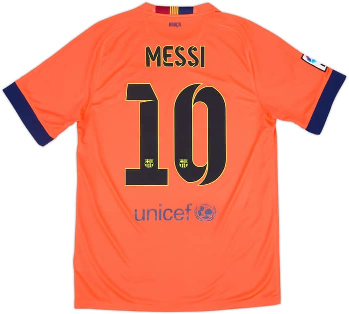 2014-15 Barcelona Away Shirt Messi #10 - 5/10 - (M)
