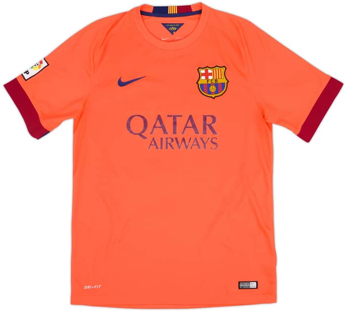 2014-15 Barcelona Away Shirt Messi #10 - 5/10 - (M)