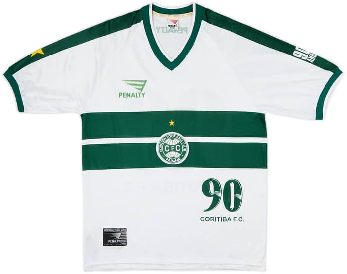 1999 Coritiba '90th Anniversary' Home Shirt #90 - 6/10 - (M)