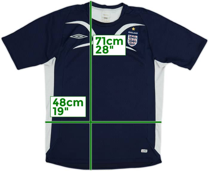 2006-07 England Umbro Training Shirt - 6/10 - (M)