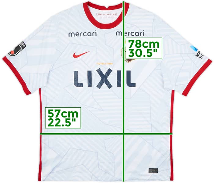 2022 Kashima Antlers Away Shirt - 10/10 - (3XL)