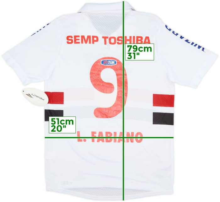 2013 Sao Paulo Home Shirt L. Fabiano #9 (M)