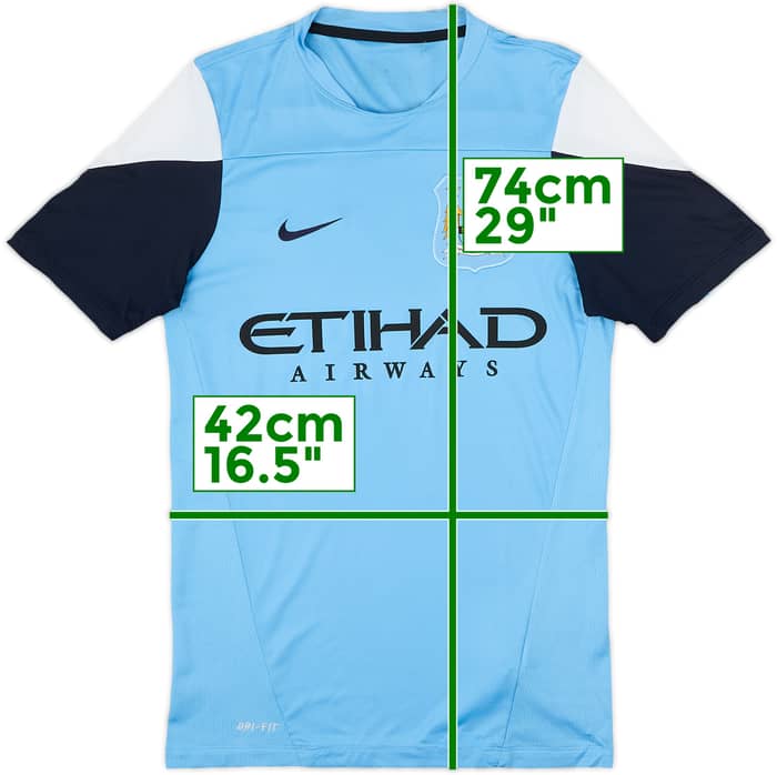 2013-14 Manchester City Nike Training Shirt - 7/10 - (S)