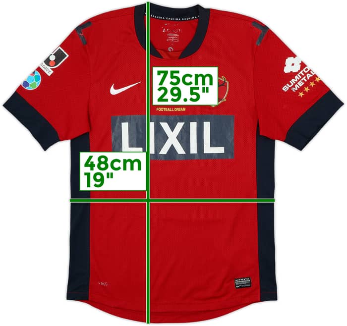 2012 Kashima Antlers Home Shirt - 7/10 - (M)