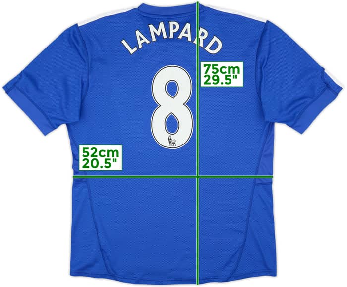 2009-10 Chelsea Home Shirt Lampard #8 - 6/10 - (L)