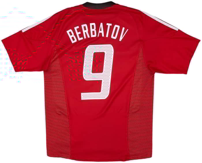 2002-04 Bayer Leverkusen Home Shirt Berbatov #9 - 7/10 - (S)