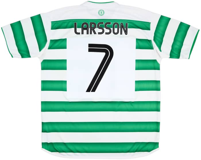 2003-04 Celtic Home Shirt Larsson #7 - 7/10 - (XL)