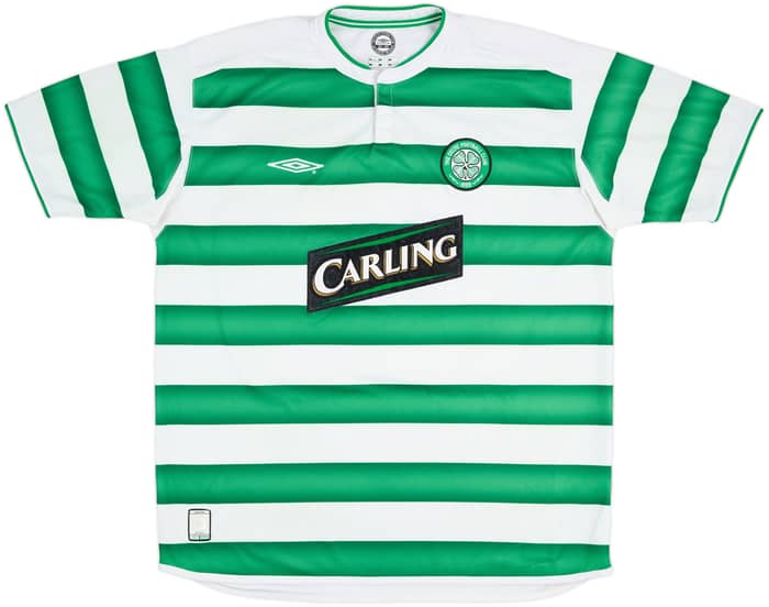 2003-04 Celtic Home Shirt Larsson #7 - 7/10 - (XL)