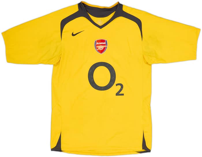 2005-06 Arsenal Away Shirt Bergkamp #10 - 7/10 - (S)