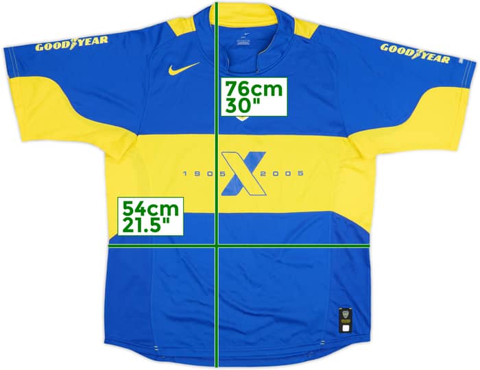 2005 Boca Juniors Home Shirt - 8/10 - (L)