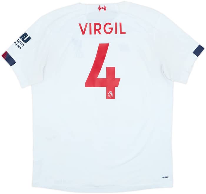 2019-20 Liverpool Away Shirt Virgil #4 - 6/10 - (XL)