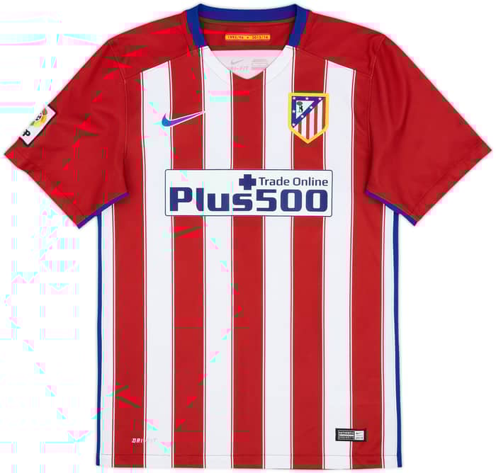2016-17 Atletico Madrid Home Shirt Griezmann #7 - 6/10 - (S)