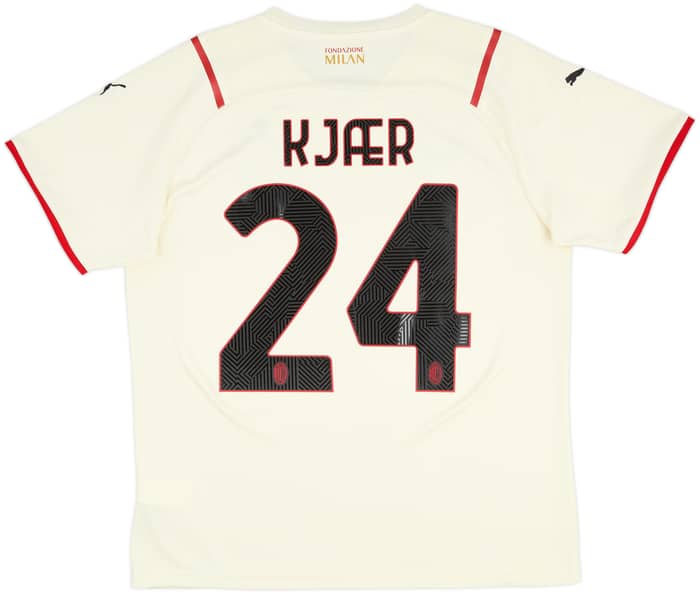 2021-22 AC Milan Away Shirt Kjaer #24 - 10/10 - (L)