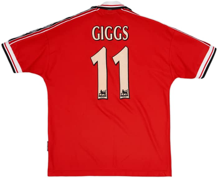 1998-00 Manchester United Home Shirt Giggs #11 - 8/10 - (M)