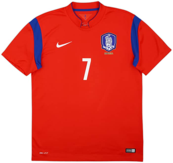 2014-15 South Korea Home Shirt Son Heung Min #7 - 6/10 - (M)