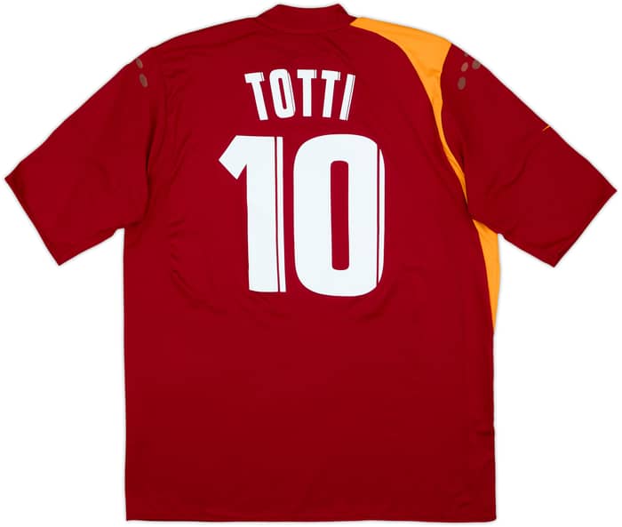 2005-06 Roma Home Shirt Totti #10 - 6/10 - (XL)