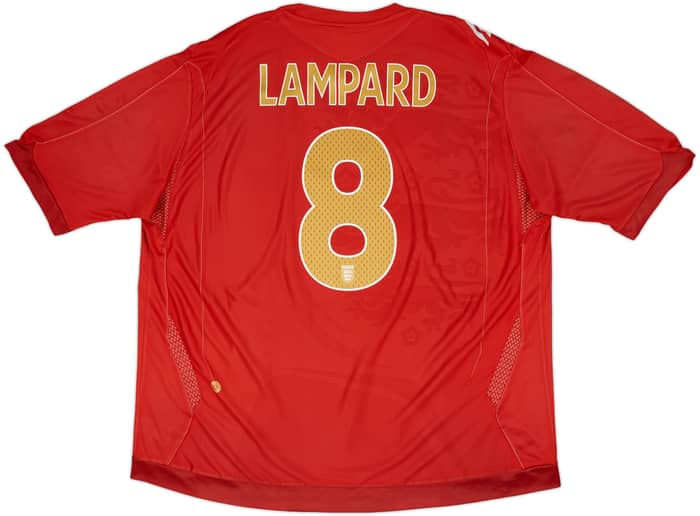 2006-08 England Away Shirt Lampard #8 - 6/10 - (3XL)
