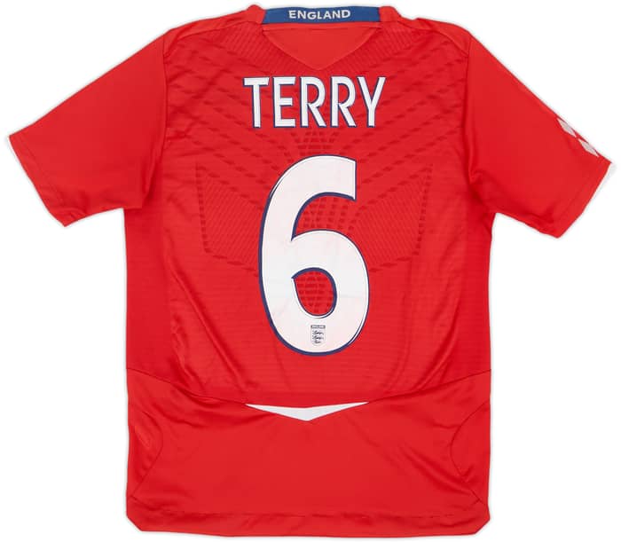 2008-10 England Away Shirt Terry #6 - 9/10 - (XL.Boys)
