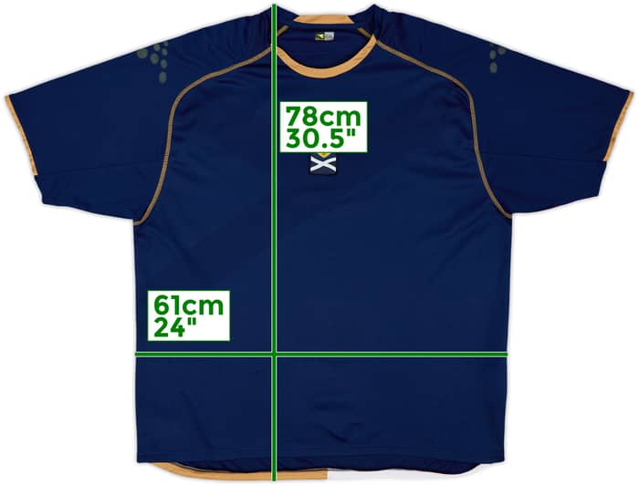 2007-08 Scotland Home Shirt - 5/10 - (XXL)