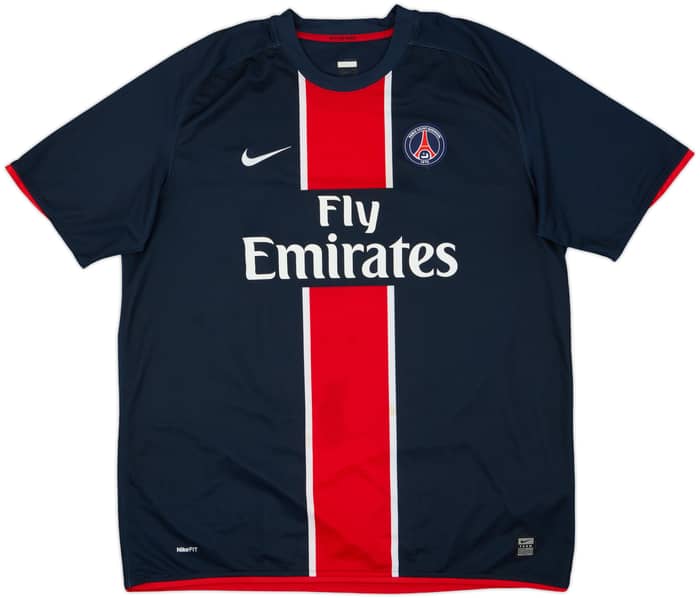 2008-09 Paris Saint-Germain Home Shirt Makelele #4 - 7/10 - (XXL)