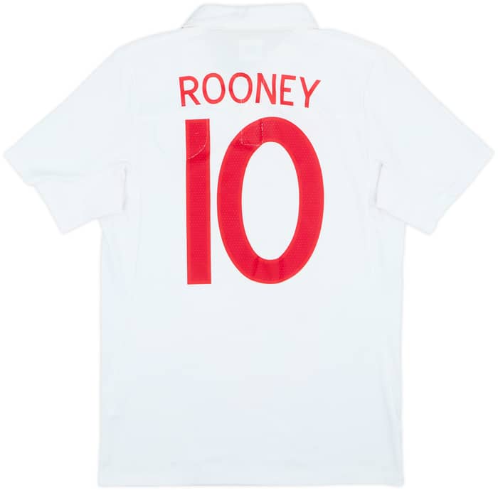 2009-10 England 'South Africa' Home Shirt Rooney #10 - 6/10 - (S)
