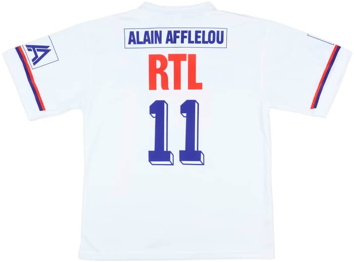 1990-91 Paris Saint-Germain Home Shirt #11 - 9/10 - (M)