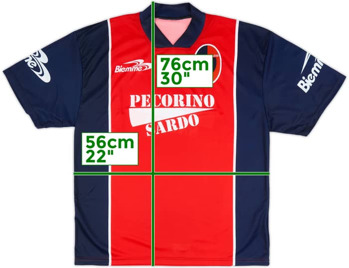 1999-00 Cagliari Biemme Training Shirt - 9/10 - (M)