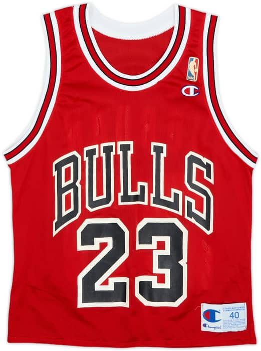 1991-93 Chicago Bulls Jordan #23 Champion Away Jersey - 5/10 - (M)