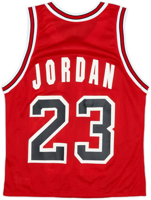 1991-93 Chicago Bulls Jordan #23 Champion Away Jersey - 5/10 - (M)