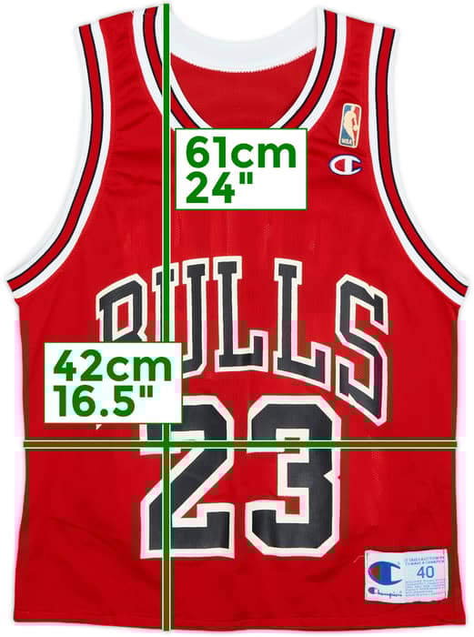 1991-93 Chicago Bulls Jordan #23 Champion Away Jersey - 5/10 - (M)