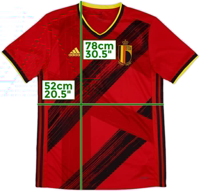 2020-21 Belgium Home Shirt - 8/10 - (M)